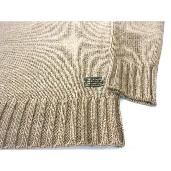 OOBE Brand Men's Edisto Italian Crew Neck Virgin Wool Sweater Camel Brown NWT - Picture 6 of 7